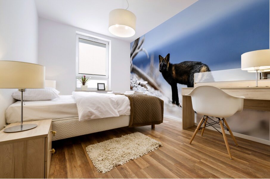 Fire Fox I Mural print