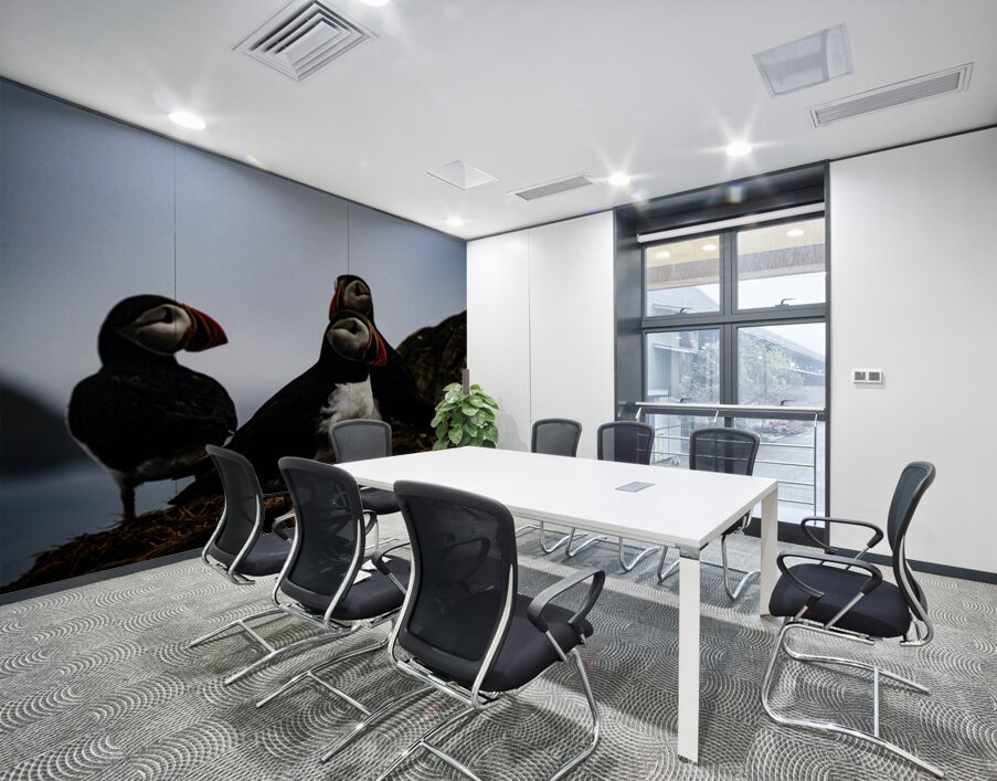 Chillin Puffin Wall Printing